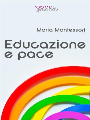 cover image of Educazione e pace